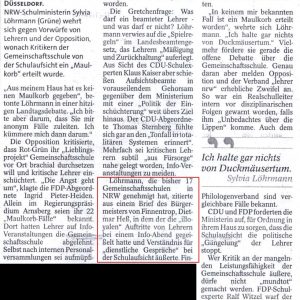 Heß hat Verständnis für "dienstliche Gespräche" geäußert