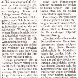 Minister-Panne begünstigt Klage
