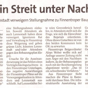 Artikel aus der WP/WR vom 22.02.2011