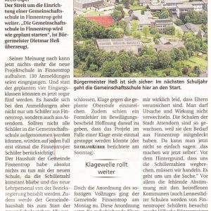 Auch Lennestadt erwägt Klage gegen Gemeinschaftsschule