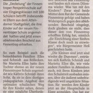 Artikel aus der WP/WR vom 02.03.2011