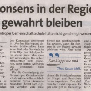 Artikel aus der WP/WR vom 13.04.2011