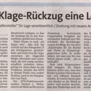 Heß: Klage-Rückzug eine Lösung