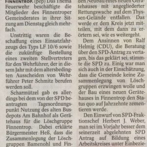Zusammenlegung der Löschgruppen endgültig aus der Welt