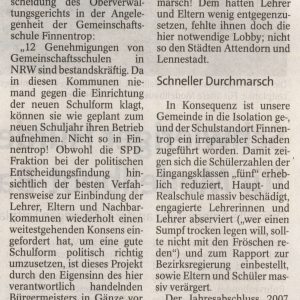 Eigensinn des Bürgermeisters