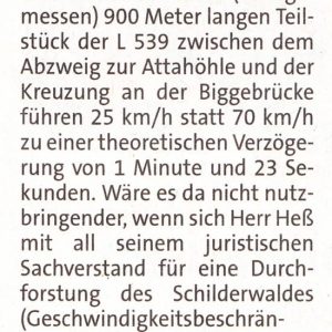 Leserbrief aus der WP/WR vom 23.06.2011