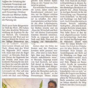 Artikel aus der WP/WR vom 16.07.2011