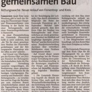 Artikel aus der WP / WR vom 09.09.2010