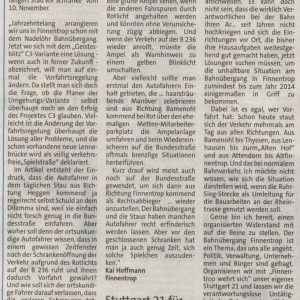 Leserbriefe aus der WP / WR vom 13.11.2010