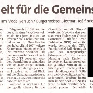 "Bunte" Mehrheit für Gemeinschaftsschule